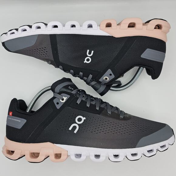 On Running Cloudflow Rock Rose Womens 9.5 Wide D Running Shoes Sneakers - Picture 6 of 11